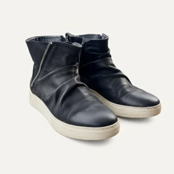 John Varvatos 315 Double Mac Zip, Black, U.S. 12 - Picture 4 of 8